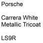 Preview: Porsche, Carrera White Metallic Tricoat, LS9R.